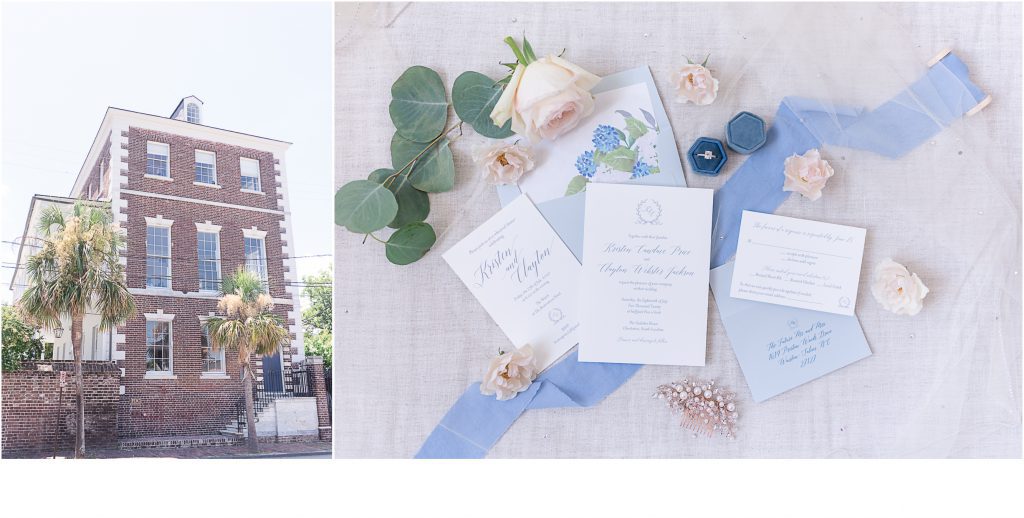 red brick exterior of The Gadsden House wedding
