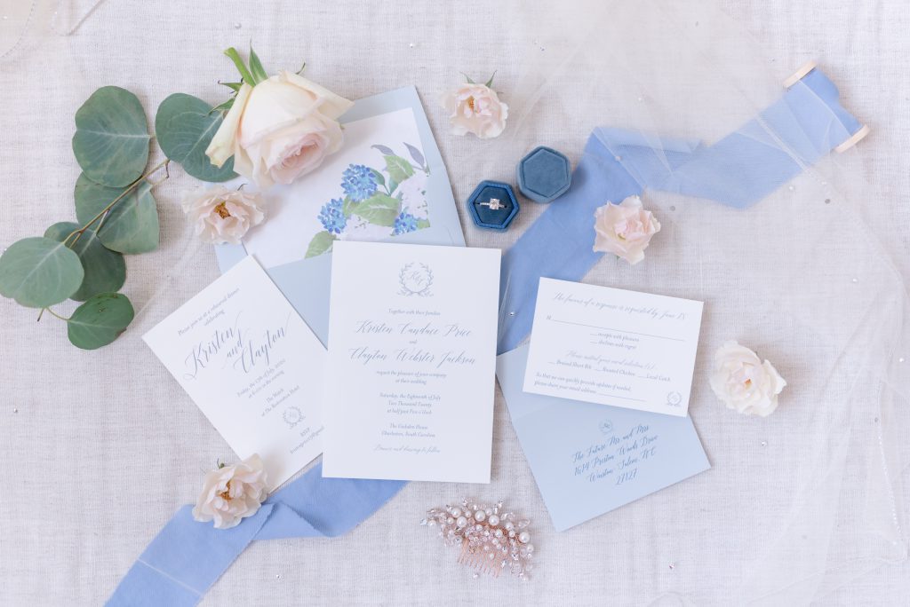 Wedding invitation for Gadsden house wedding